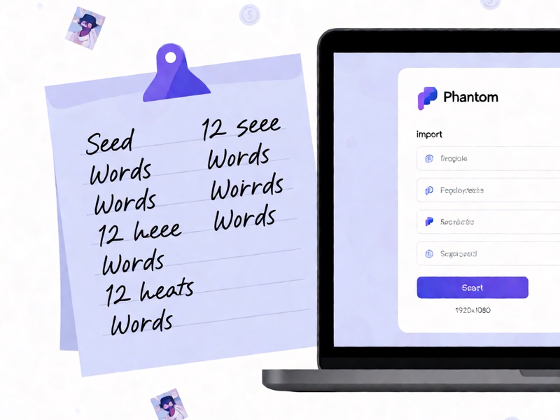 método de recuperación de frase semilla de wallet Phantom