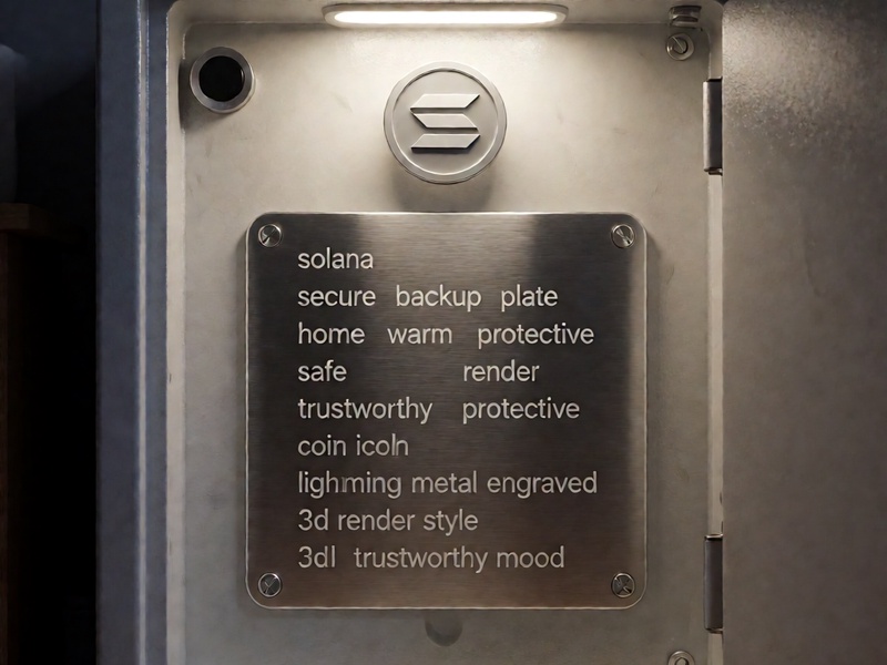 Solana wallet backup