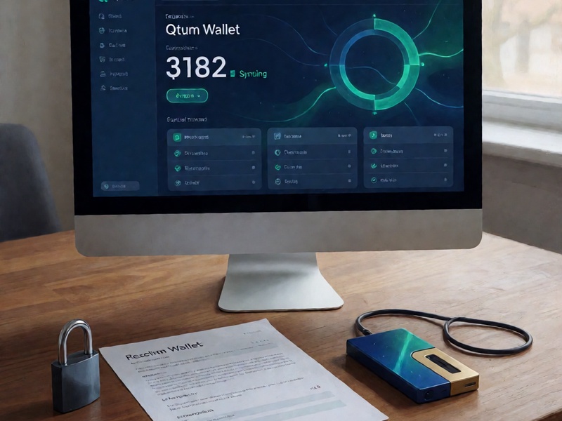 cartera de papel Qtum